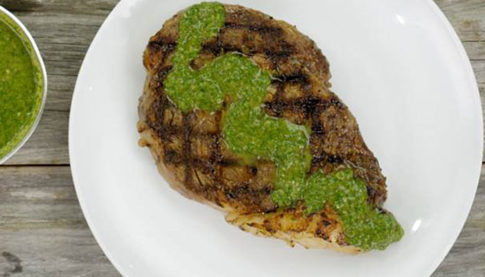 Chimichurri Ribeye Steak