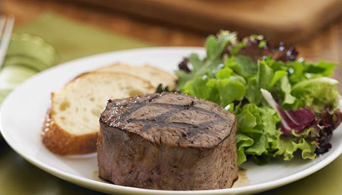 Molasses-Glazed Filets Mignons with Cracked Black Pepper