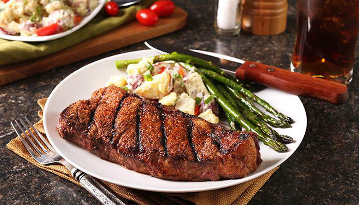 Steakhouse Rubbed Strip Steak