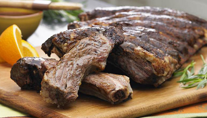 Citrus-Glazed Grilled Ribs