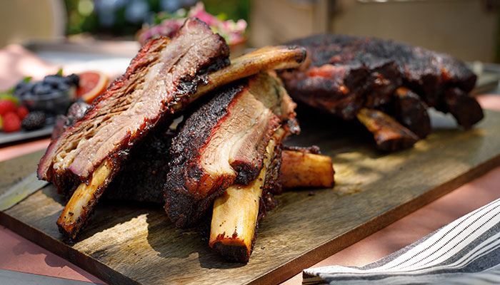 Smoked Short Ribs w/Maple Guiness Glaze